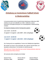 Einladung zur kostenlosen Fußball-Schule