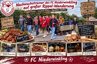 Nachwuchstrainer des FC Niederwinkling auf großer Rippal-Wanderung